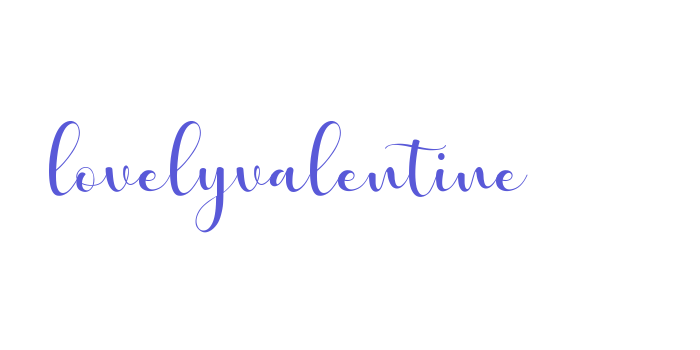 lovelyvalentine Font