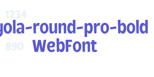 loyola-round-pro-bold WebFont font free