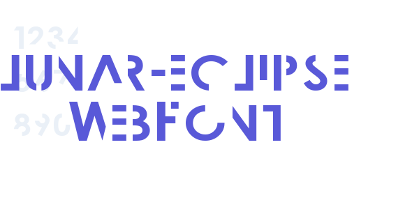 lunar-eclipse WebFont font free