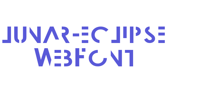 lunar-eclipse WebFont Font Download