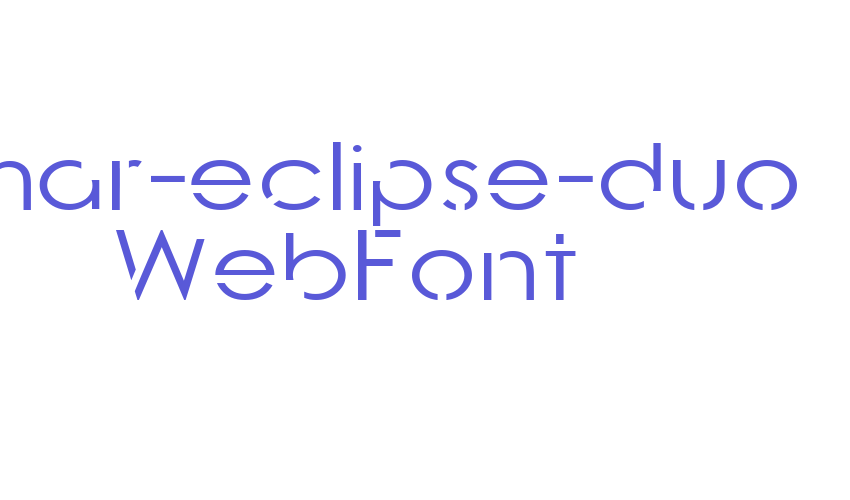 lunar-eclipse-duo WebFont Font