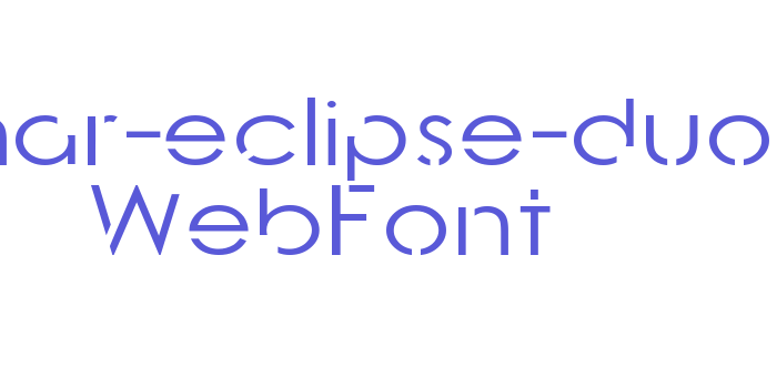 lunar-eclipse-duo WebFont Font Download