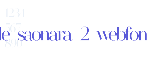 made-saonara-2-webfont font