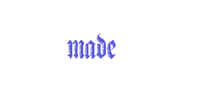 made Font Download