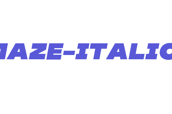 made-soulmaze-italic-webfont Font