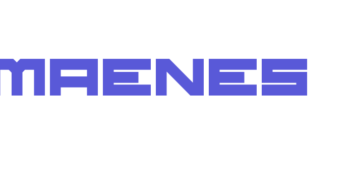 maenes Font Download