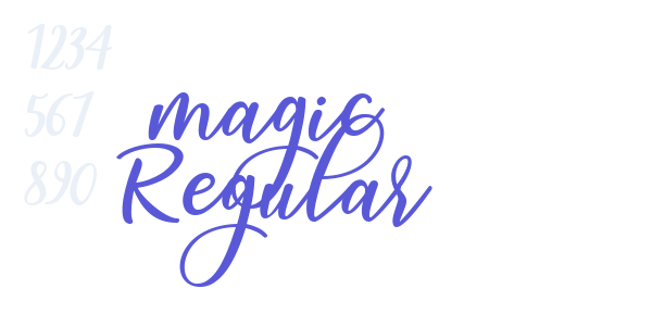 magic Regular font free