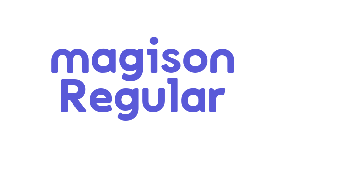 magison Regular Font Download