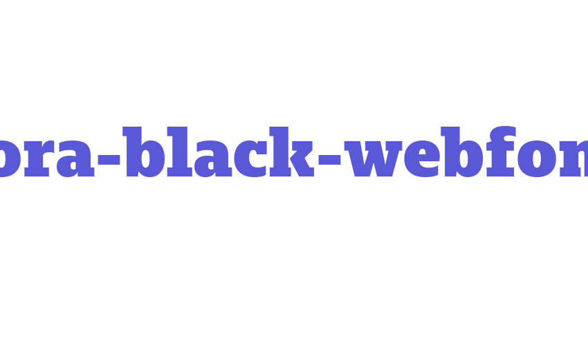 majora-black-webfont Font