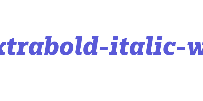 majora-extrabold-italic-webfont Font Download