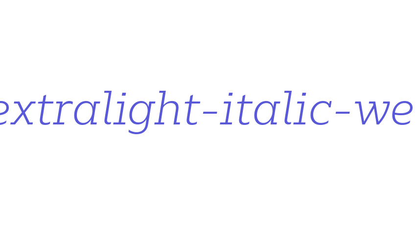 majora-extralight-italic-webfont Font