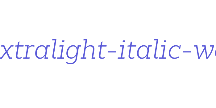 majora-extralight-italic-webfont Font Download