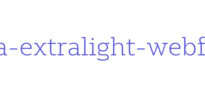 majora-extralight-webfont Font Download