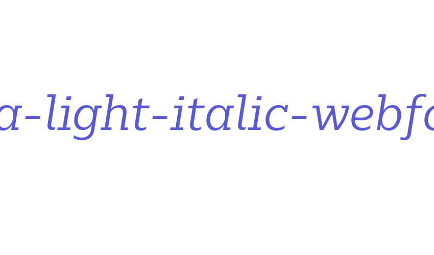 majora-light-italic-webfont Font