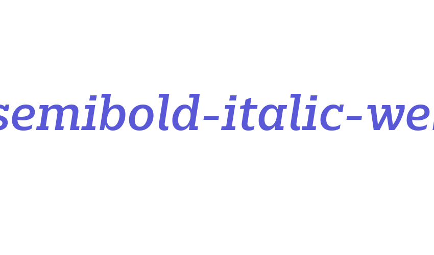 majora-semibold-italic-webfont Font