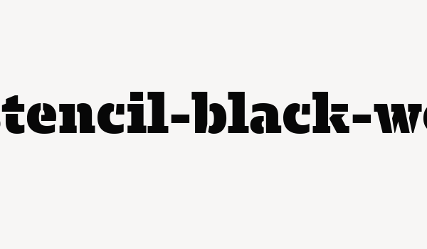 majora-stencil-black-webfont Font