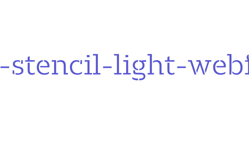 majora-stencil-light-webfont Font