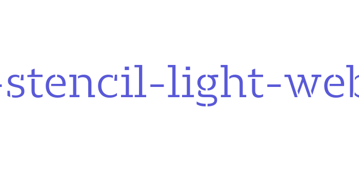 majora-stencil-light-webfont Font Download