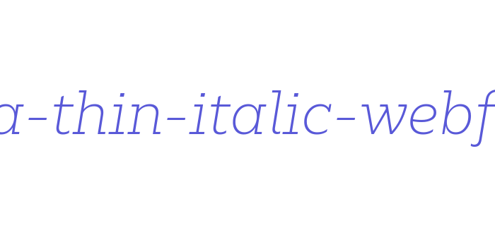 majora-thin-italic-webfont Font Download