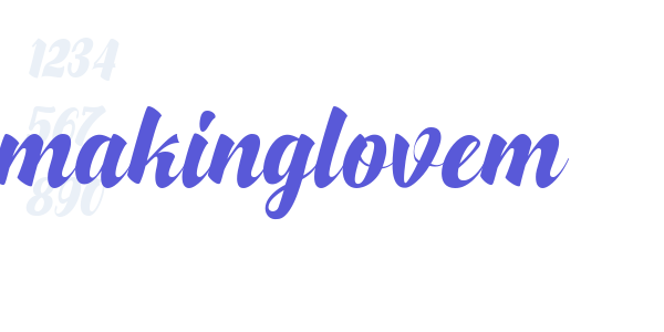 makinglovem font free