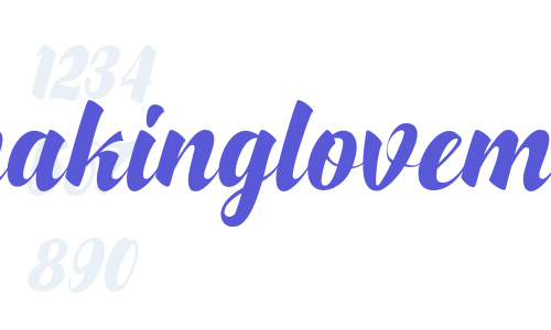 makinglovem Font Download