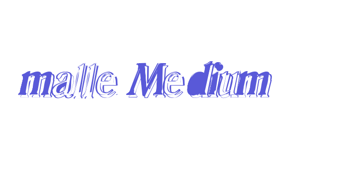 malle Medium Font Download