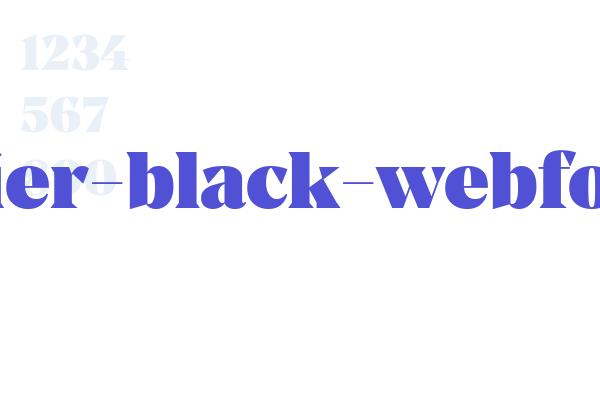 manier-black-webfont Font Download