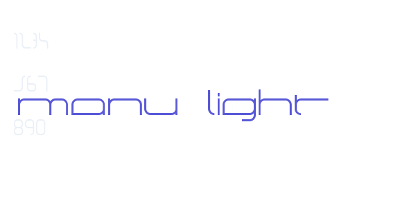 manu light font