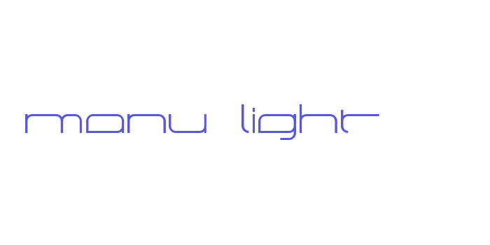 manu light Font Download