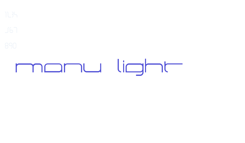 manu light-font-download