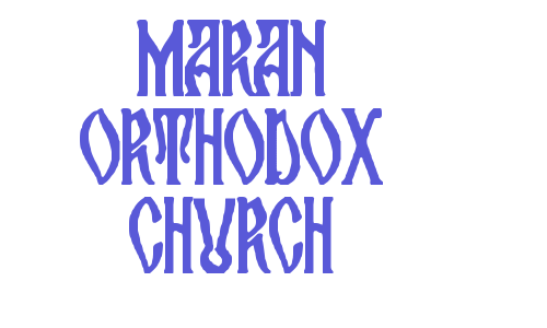 maran orthodox church Font Download