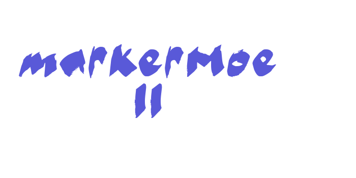 markerMoe II Font Download