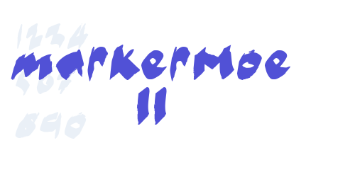 markerMoe II-font-download