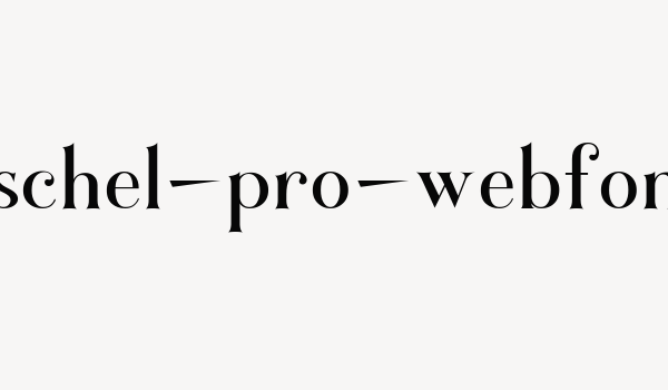 marschel-pro-webfont Font