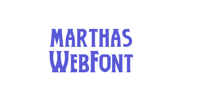 marthas WebFont Font Download