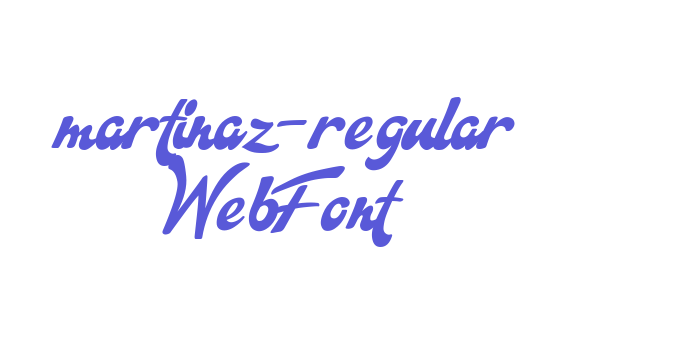 martinaz-regular WebFont Font Download