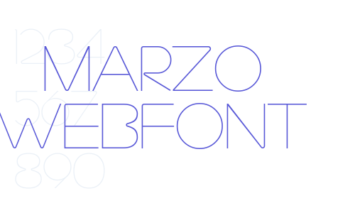 marzo WebFont Font Download