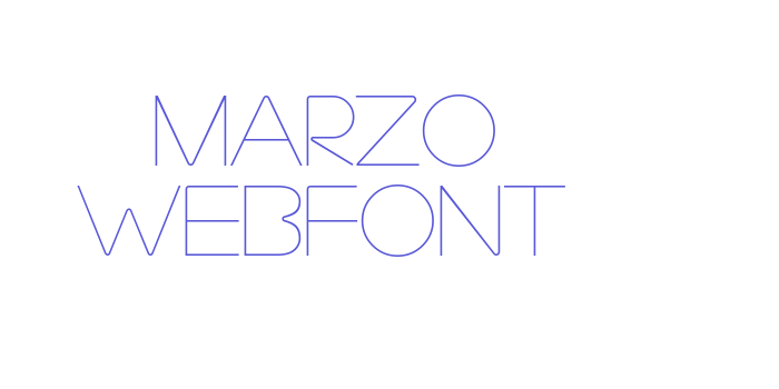 marzo WebFont Font Download