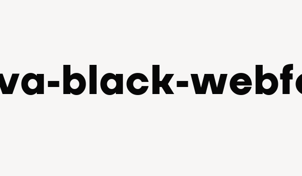 masiva-black-webfont Font