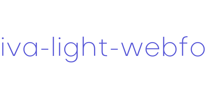 masiva-light-webfont Font Download