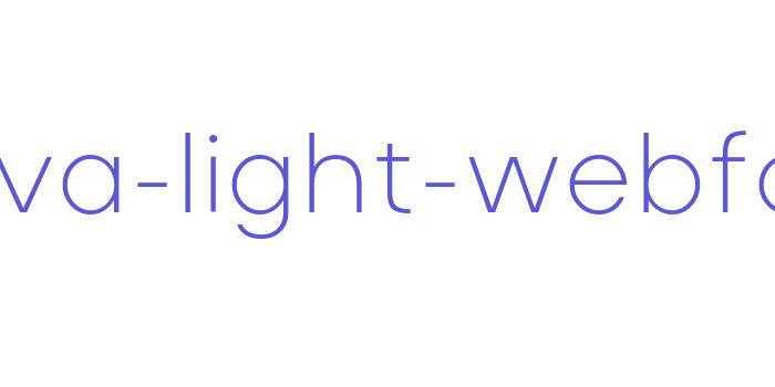 masiva-light-webfont Font