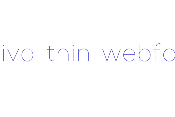 masiva-thin-webfont Font