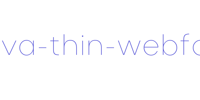 masiva-thin-webfont Font