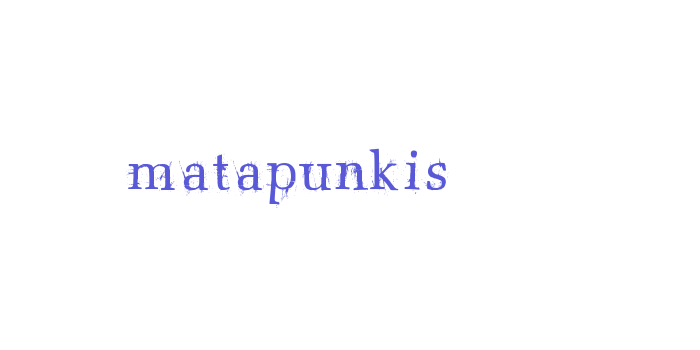 matapunkis Font Download