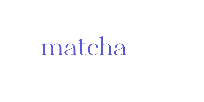 matcha Font Download