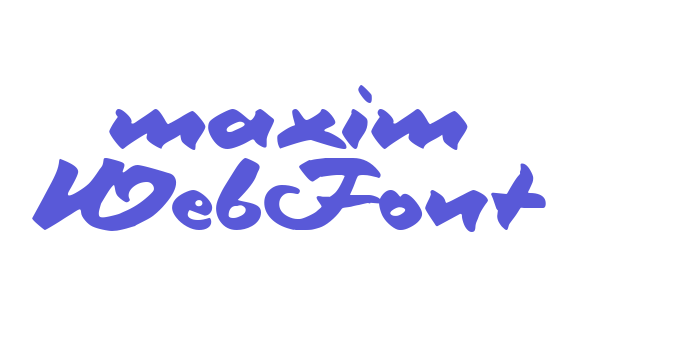 maxim WebFont Font Download