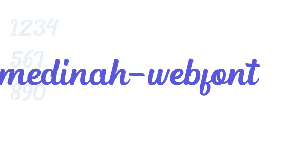 medinah-webfont font free