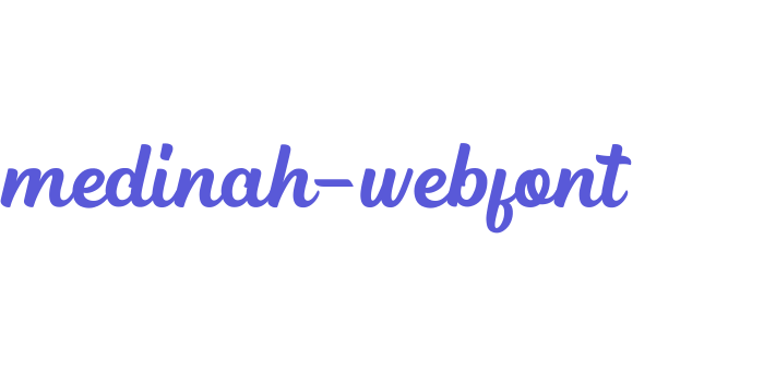 medinah-webfont Font Download