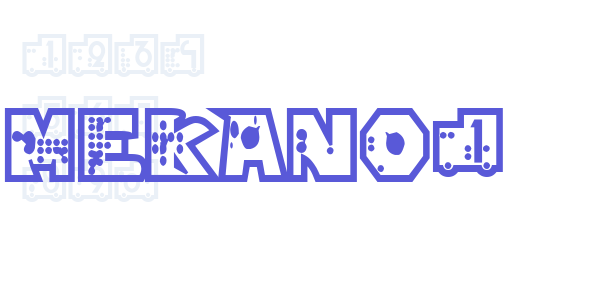 mekano1 font