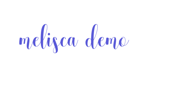 melisca demo font free